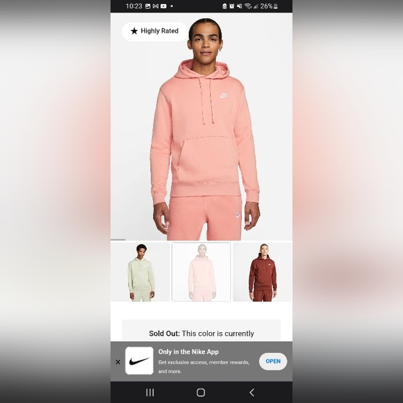 Salmon Pink Nike Tracksuit 💕 - Picture 1 of 4